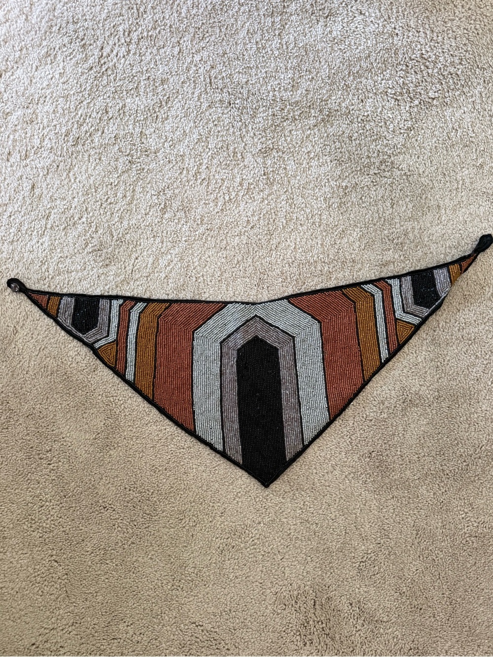 Kay Lee New York beaded neck scarf